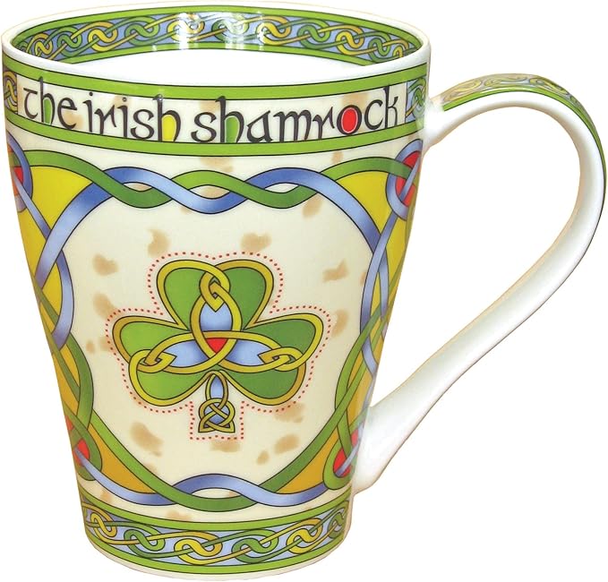Irish Weave Shamrock Mug