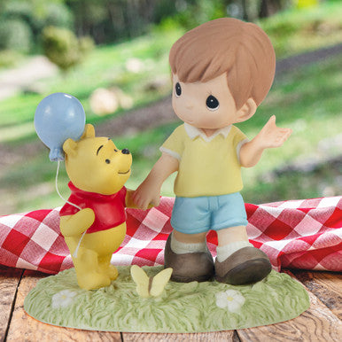 Disney Christopher Robin & Winnie The Pooh Figurine, “It’s Always An Adventure With You”