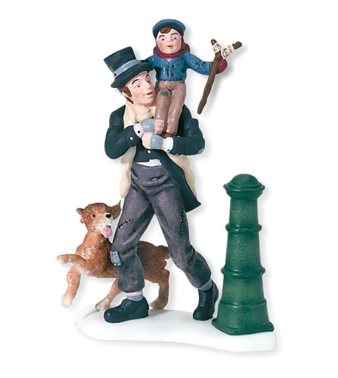 Department 56 Dickens’Village Series A Christmas Carol “Bob Cratchit & Tiny Tim”