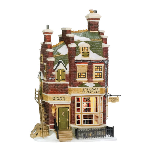 Department 56 Dickens’ Village A Christmas Carol “ Scrooge & Marley Counting House”