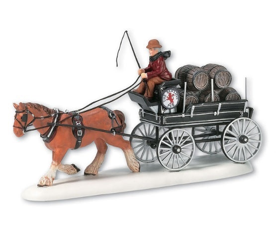 Department 56 Dickens’ Village Series “Red Lion Pub Wagon” Accessory