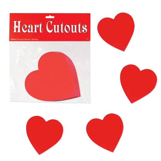 Cutout Hearts Package of 10
