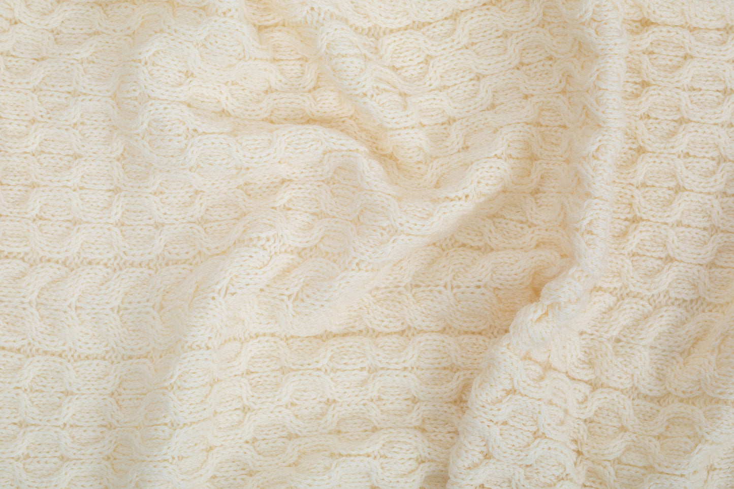 SAOL Fisherman Honeycomb Cable Throw