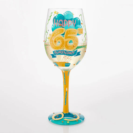 Lolita 65th Birthday Glass