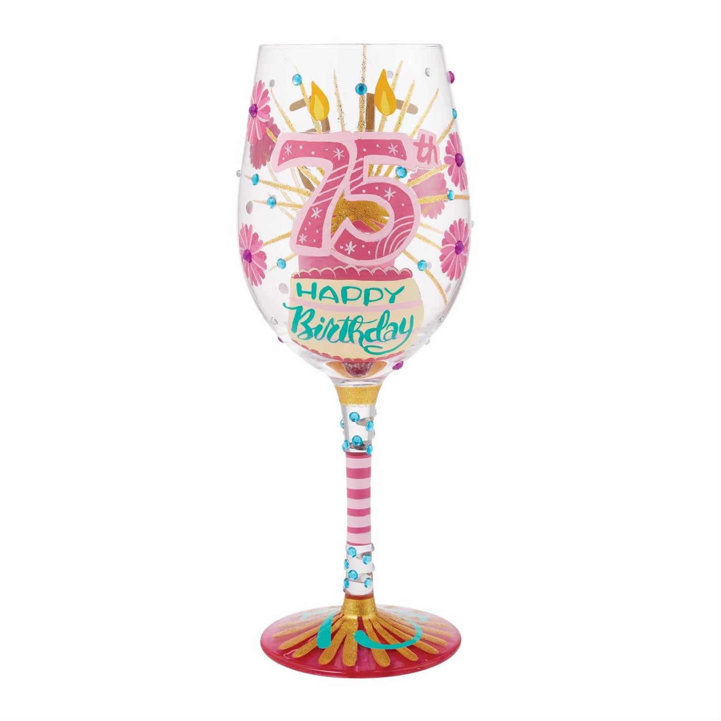 Lolita 75th Birthday Glass