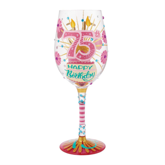 Lolita 75th Birthday Glass