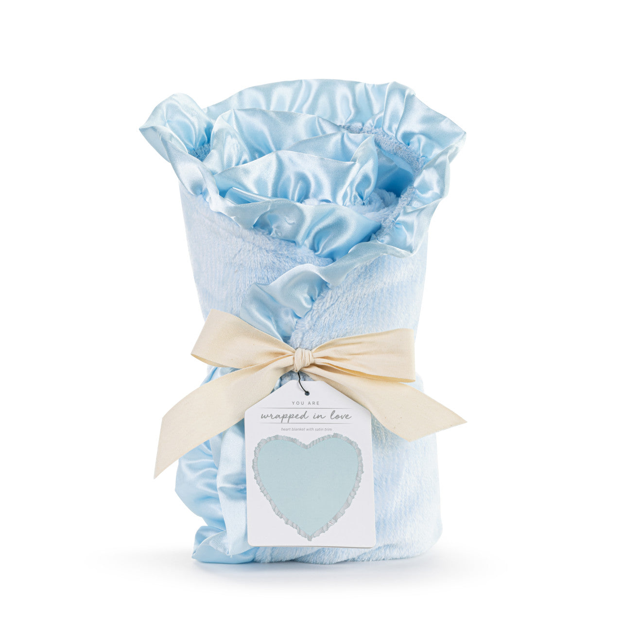 Wrapped In Love Blue Blanket