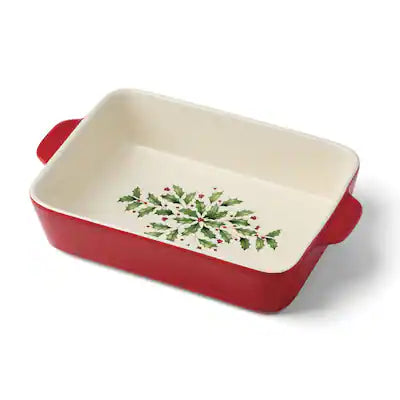 Lenox Holiday Small Rectangular Baker