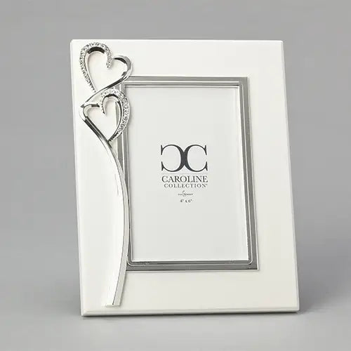 Caroline Collection Double Heart Photo Frame