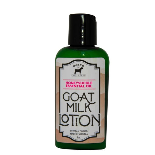 Bates Family Farm Honeysuckle Essential Oil Goat Milk Lotion 2oz