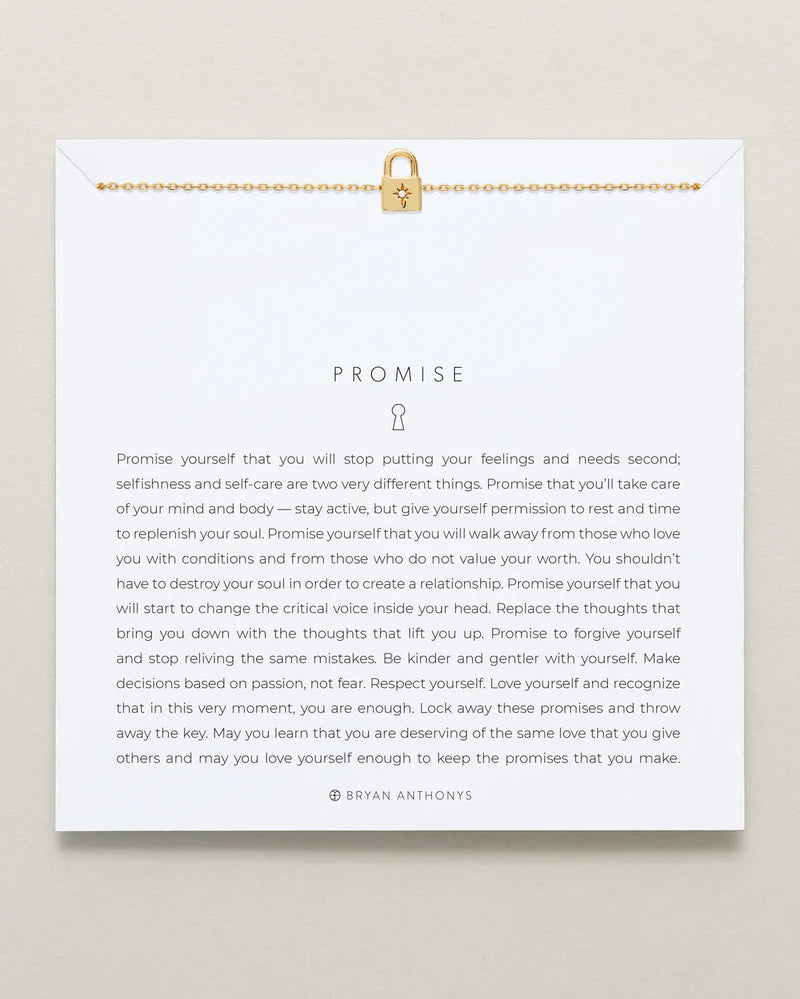 Promise Gold Necklace