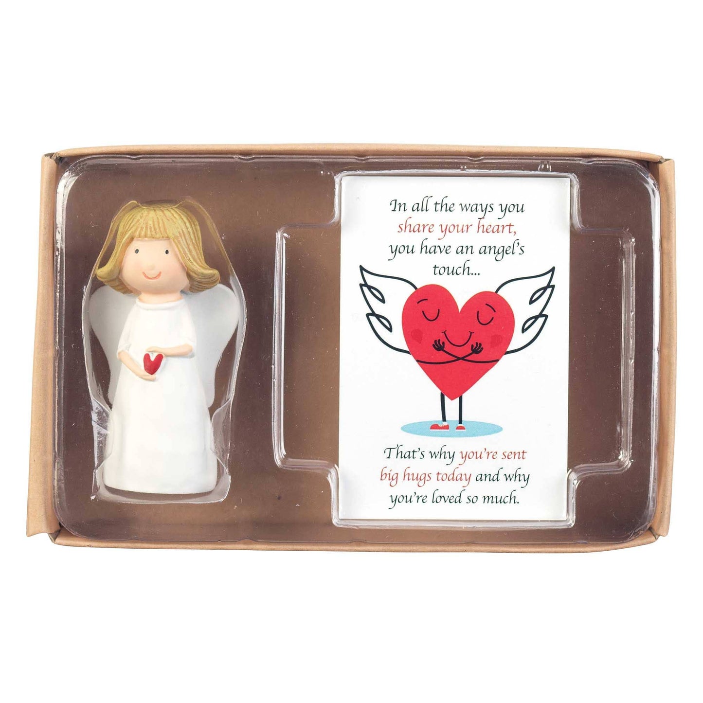 Cottage Garden - Angel Figurine Share Your Heart Resin