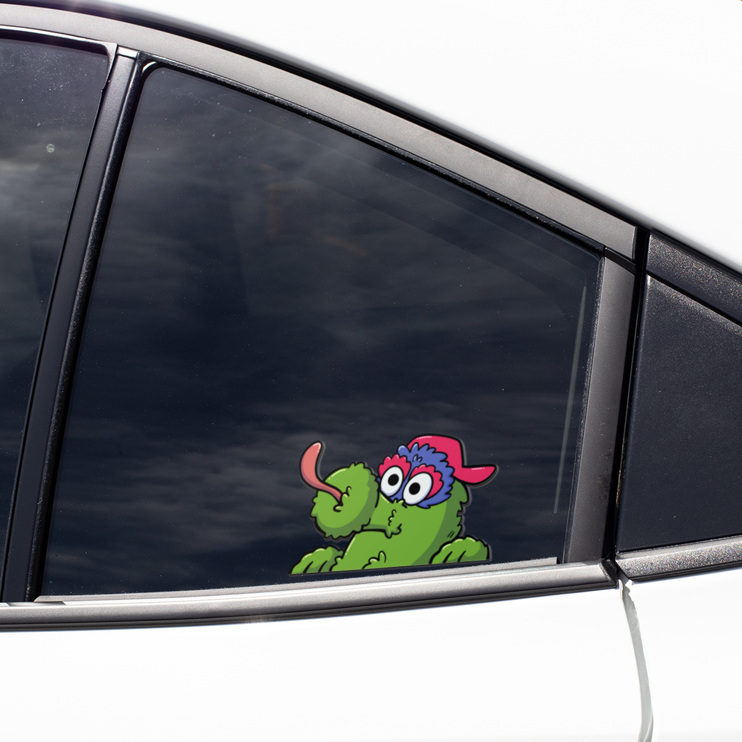 Lucky Mfg. Co. - Phanatic Phillies Mascot Vinyl Peeker Sticker
