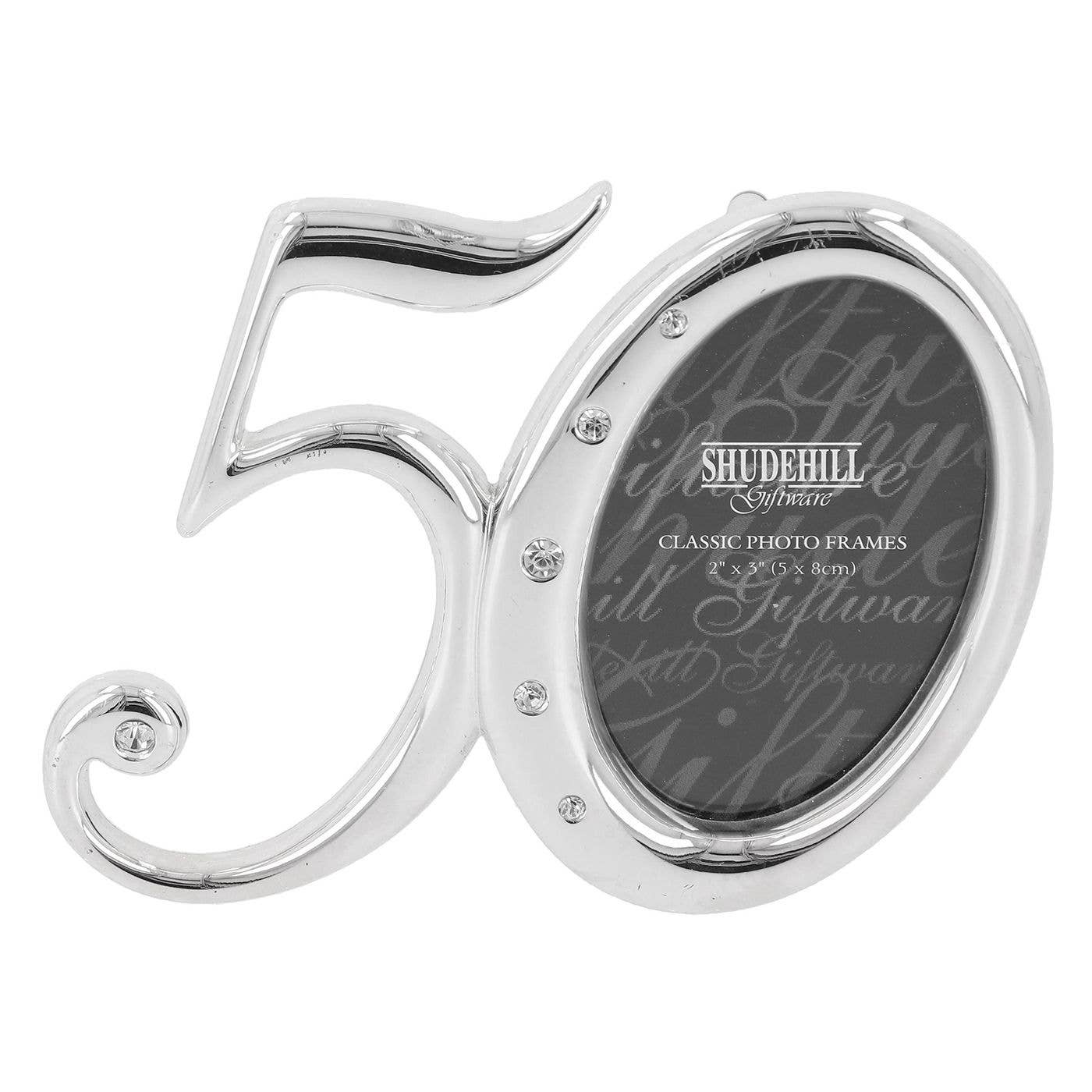 Joe Davies - Silver Diamante Frame Birthday 50th