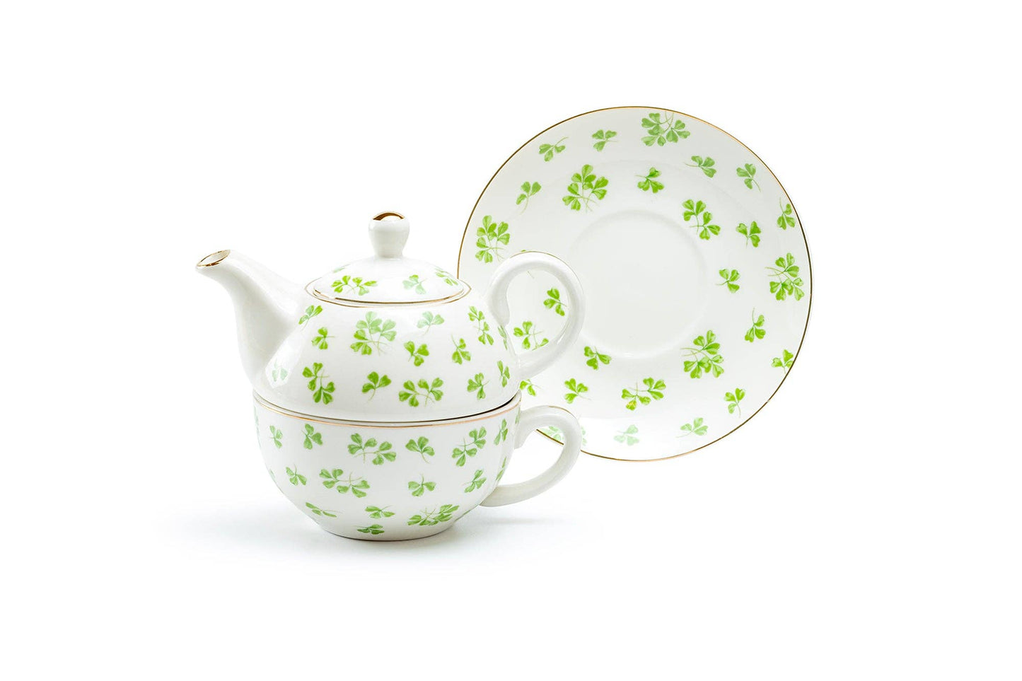 Grace Teaware - Shamrock Fine Porcelain Tea For One Set