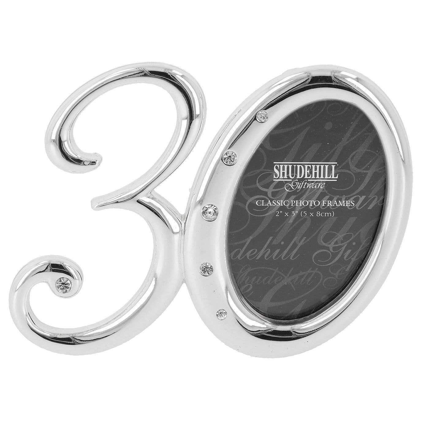 Joe Davies - Silver Diamante Frame Birthday 30th