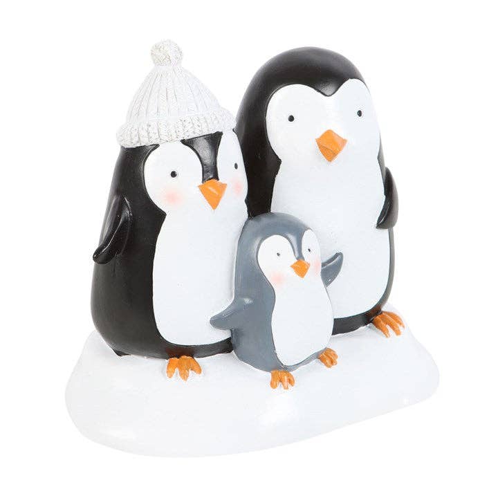 Something Different Wholesale - Winter Penguin Family Figurine