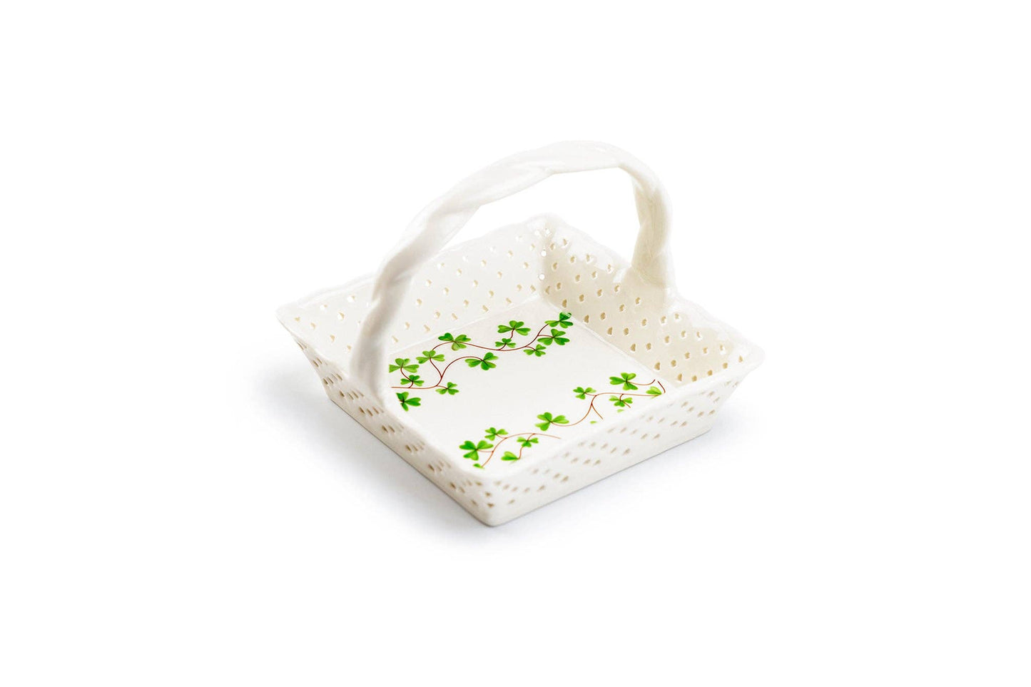Grace Teaware - Shamrock 5" Fine Porcelain Tea Bag Basket