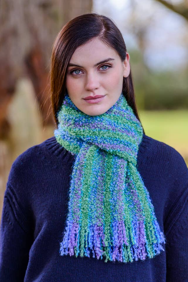 Mucros Weavers - Mohair Viscose Scarf 34A1