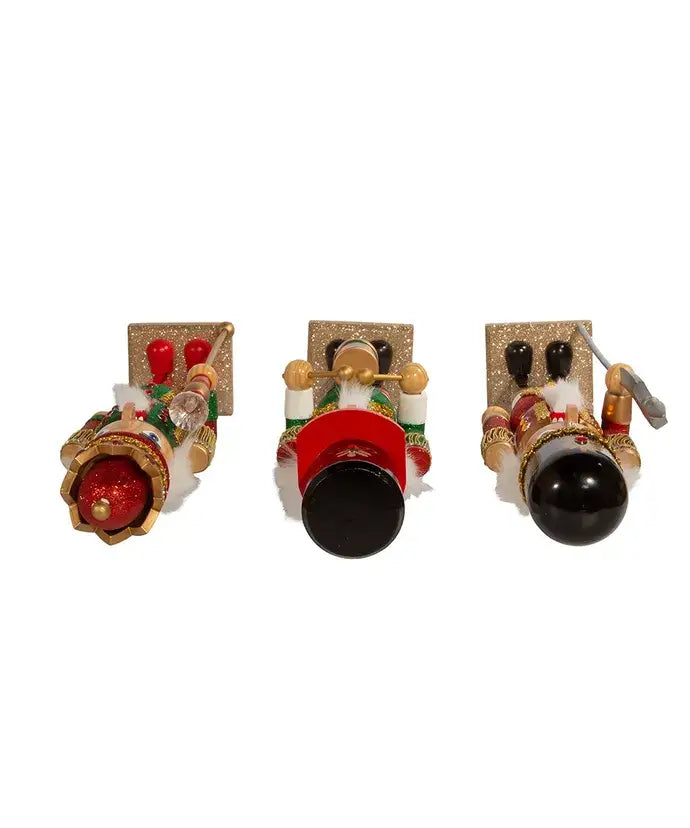 Kurt S. Adler, Inc. - 15"R/GR GLITTER KING/SOLDIER NUTCRACKERS 3A