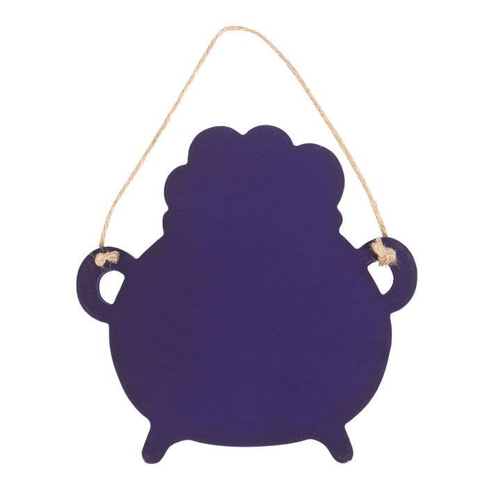Something Different Wholesale - Hocus Pocus Cauldron Shaped Halloween Hanging Sign