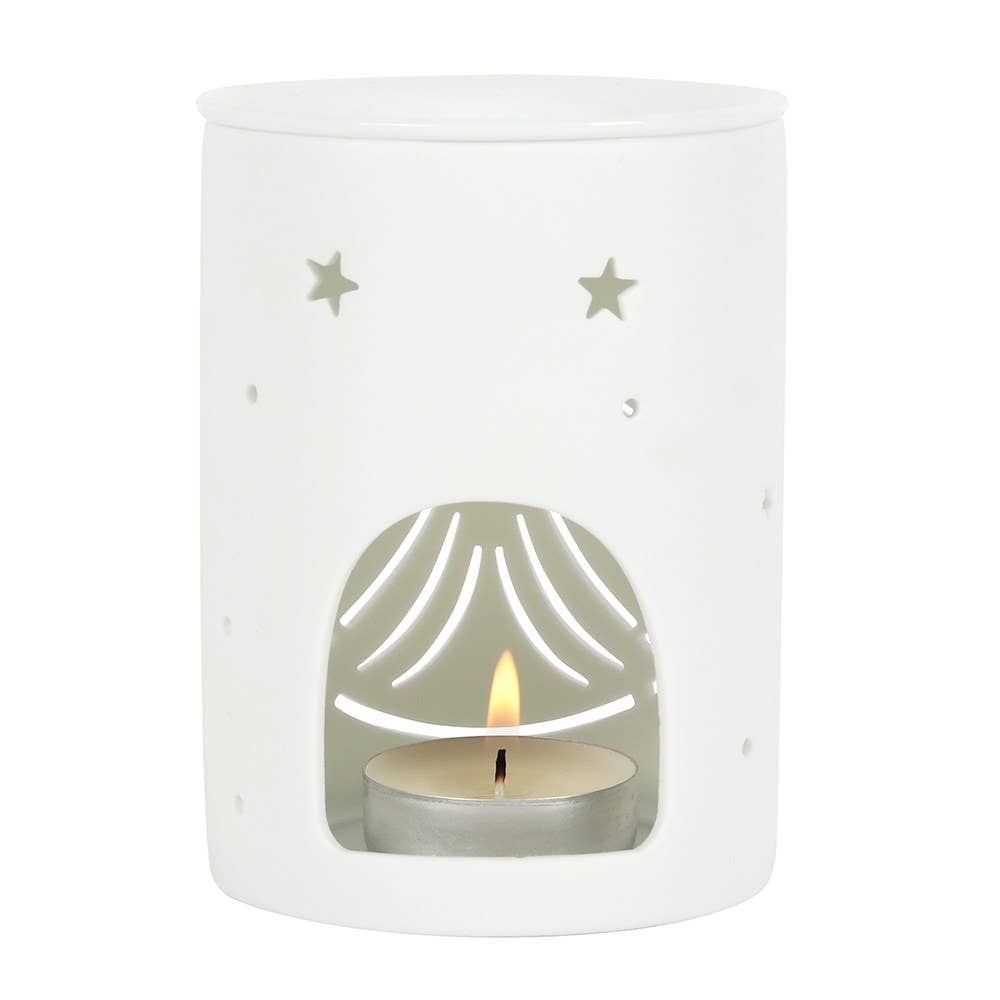 Something Different Wholesale - White Angel Cut Out Oil Burner and Wax Warmer