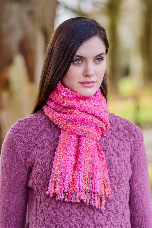 Mucros Weavers - Mohair Viscose Scarf 34B3