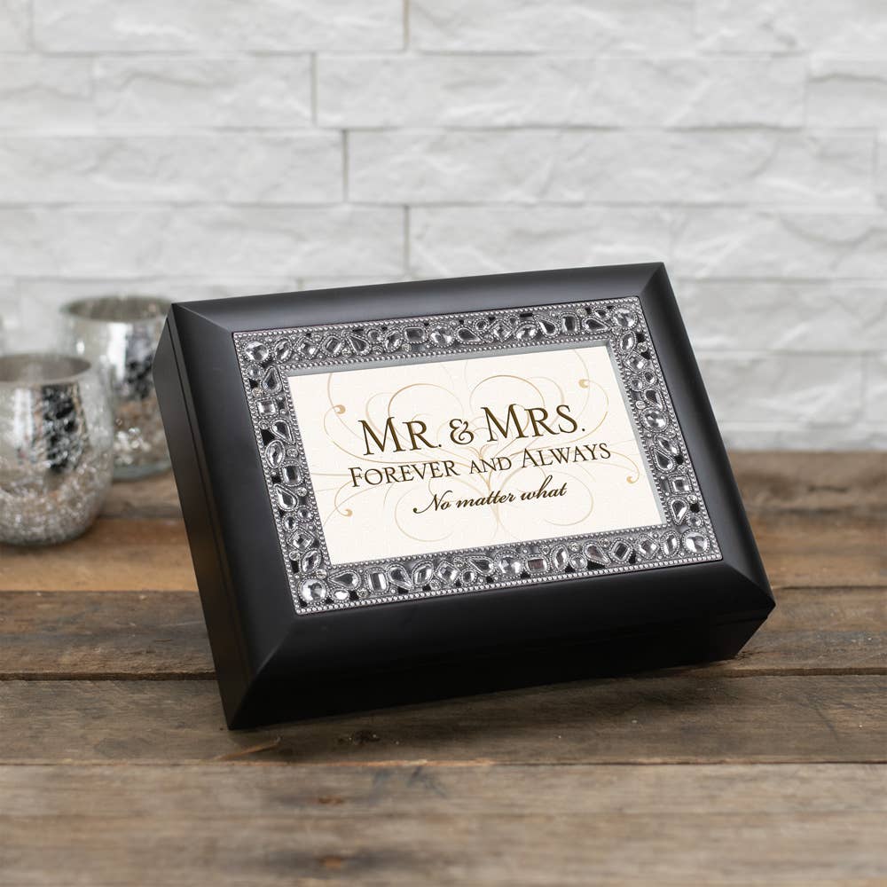Cottage Garden - Mr & Mrs Forever And Always Musical Keepsake Box