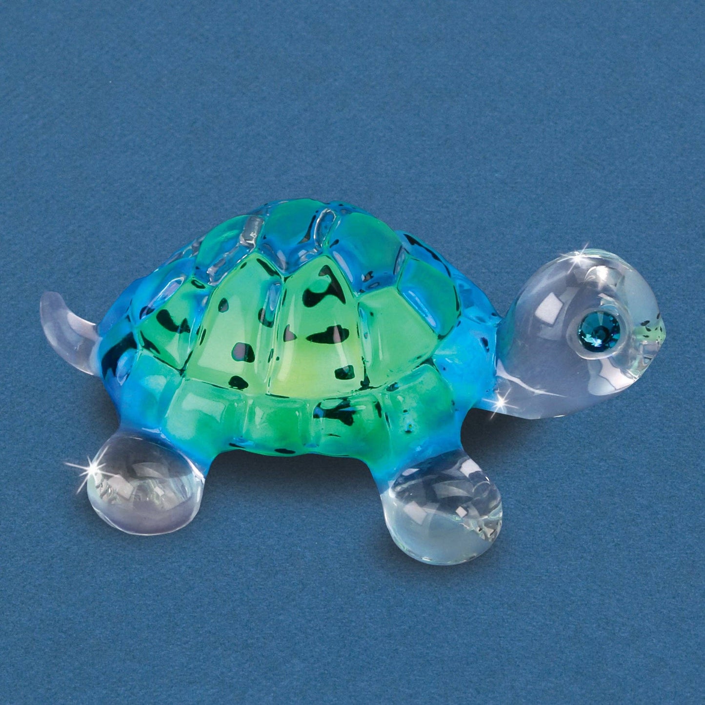 Glass Baron - S3 256-CB: Turtle, Caribbean Blue (Large)