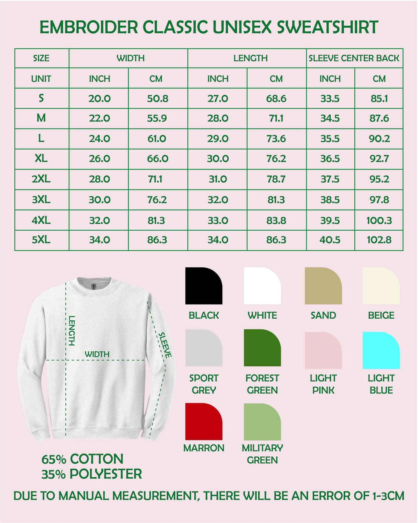 NVC Ecommerce LLC - St.Patricks Day Clover Side Bow,Embroidered Side Bow Sweater: Forest Green / M