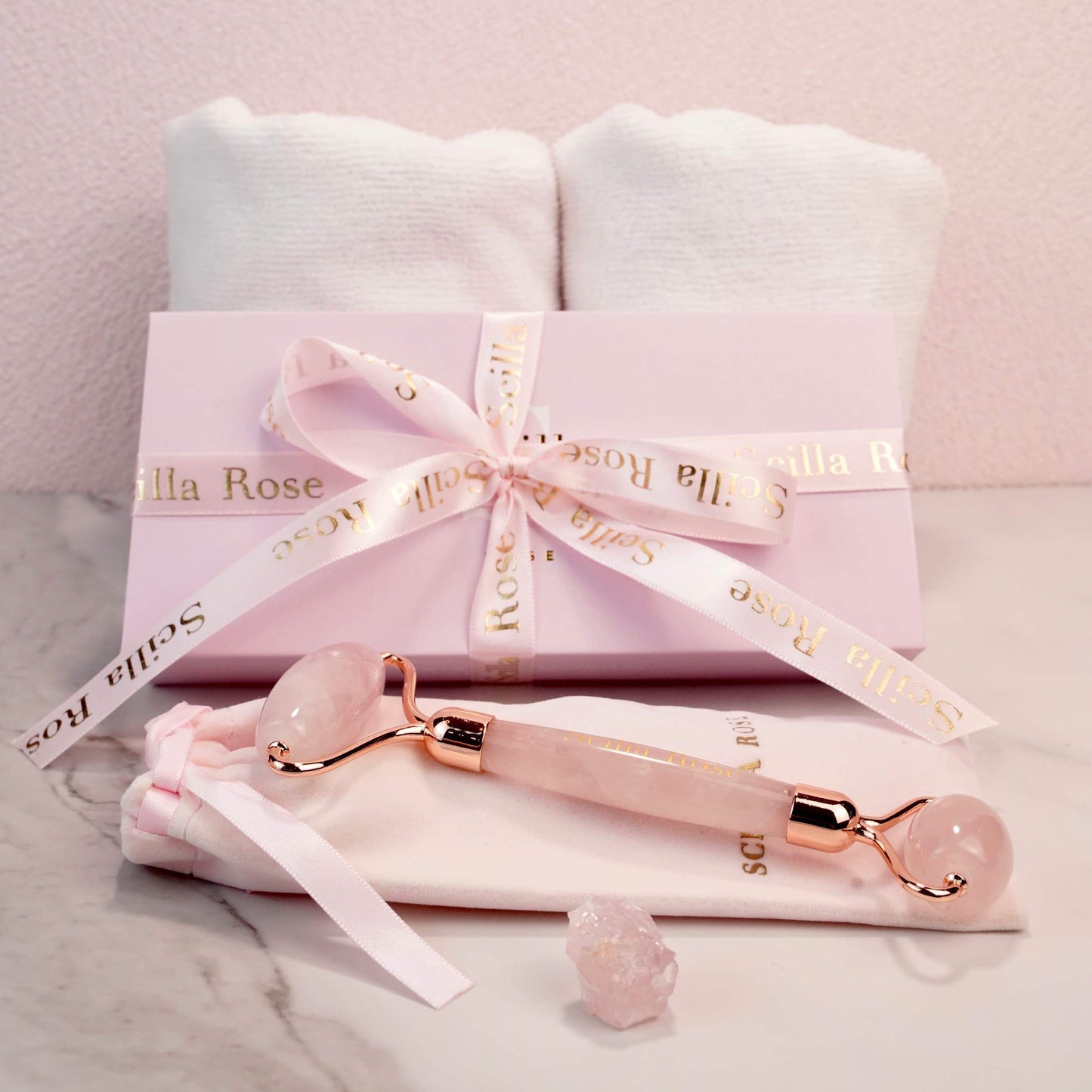 Scilla Rose - The Perfect Self Care Pamper Gift Set-Rose Quartz Spa Bundle