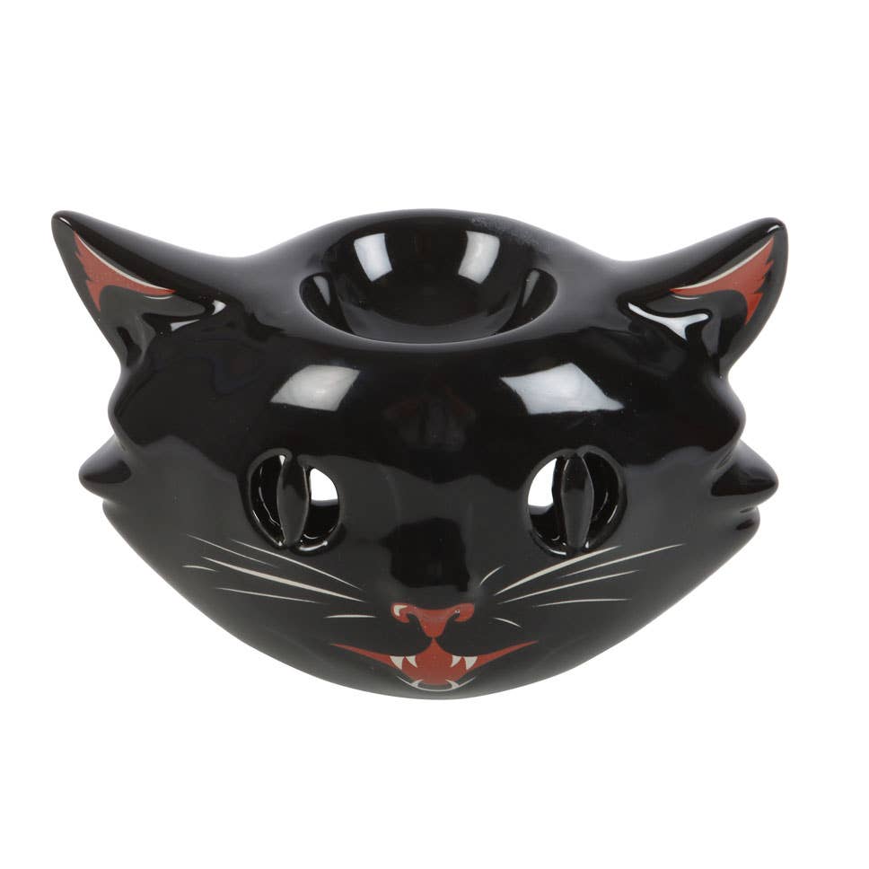 Something Different Wholesale - Spooky Black Cat Halloween Oil Burner