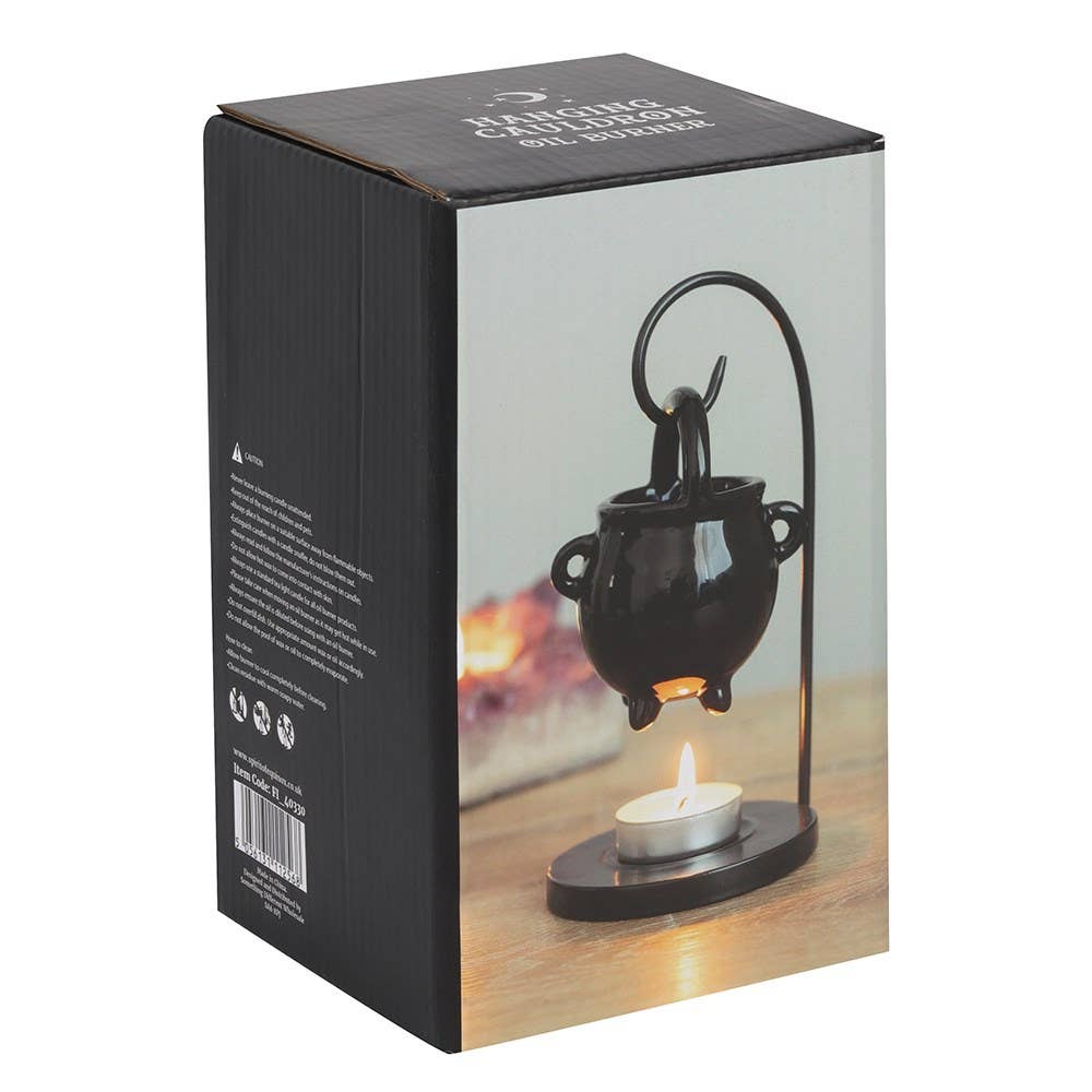 Something Different Wholesale - Hanging Cauldron Halloween Oil Burner