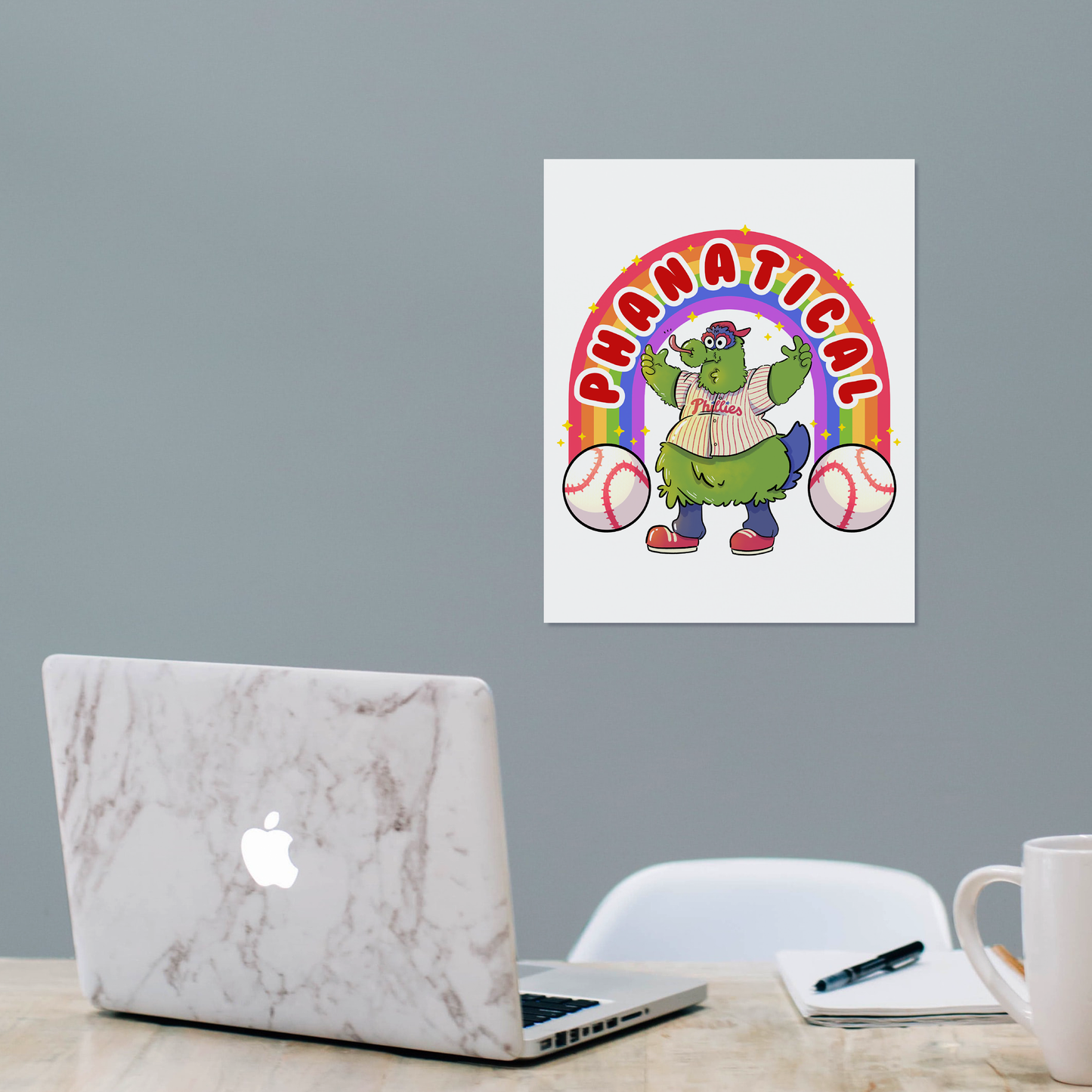 Lucky Mfg. Co. - Phanatical Phillies Mascot 8x10 Print