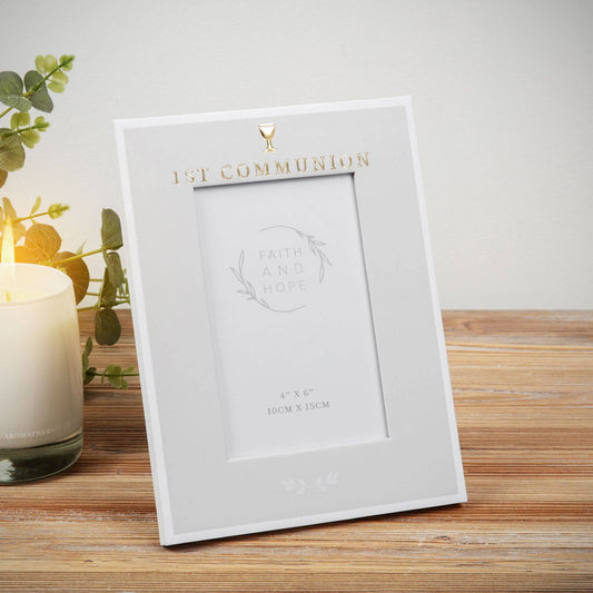 WIDDOP and Co. - Faith & Hope First Communion Photo Frame 4" x 6"