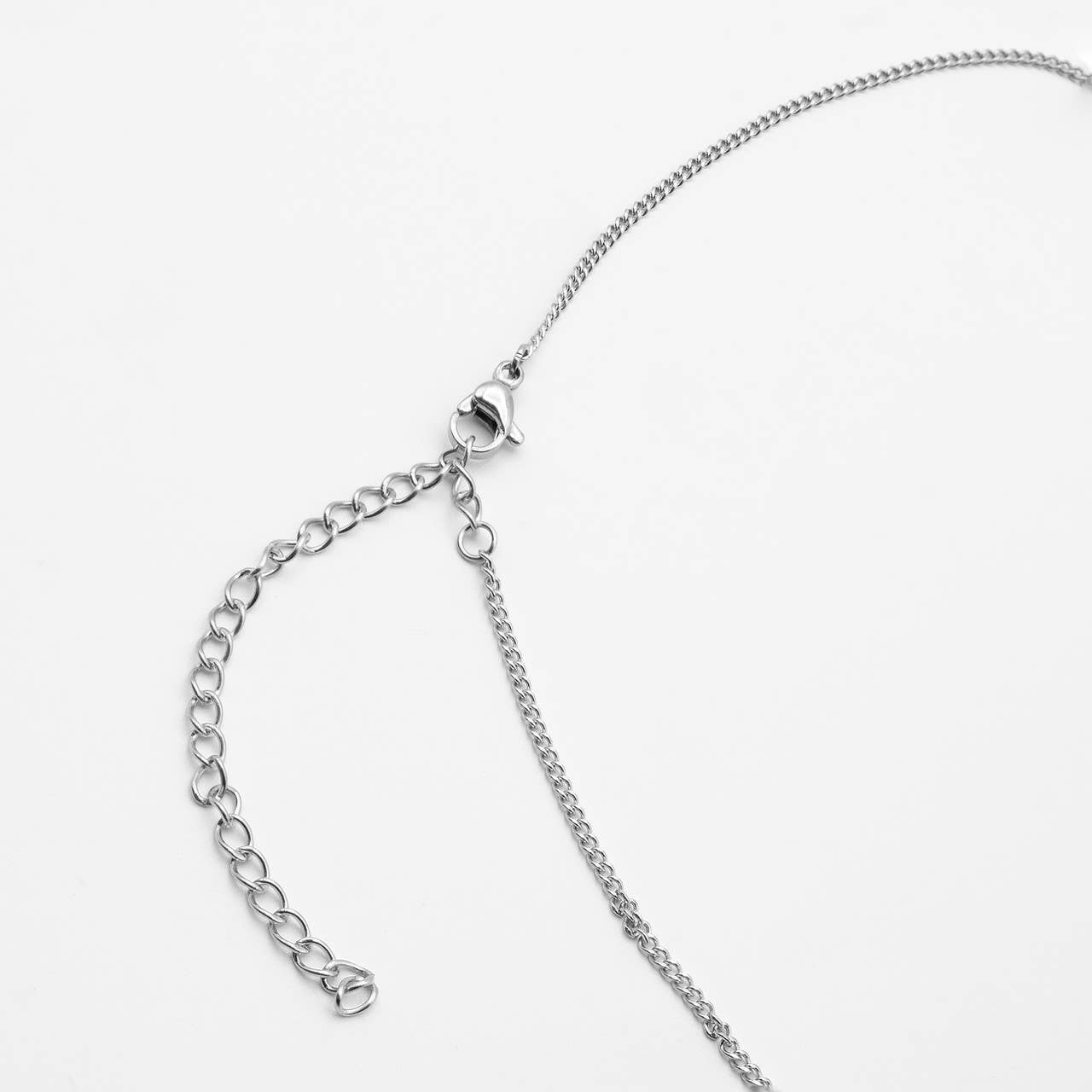 Joyful Sentiments - Arms of a Child Pendant Necklace With Aurora Borealis