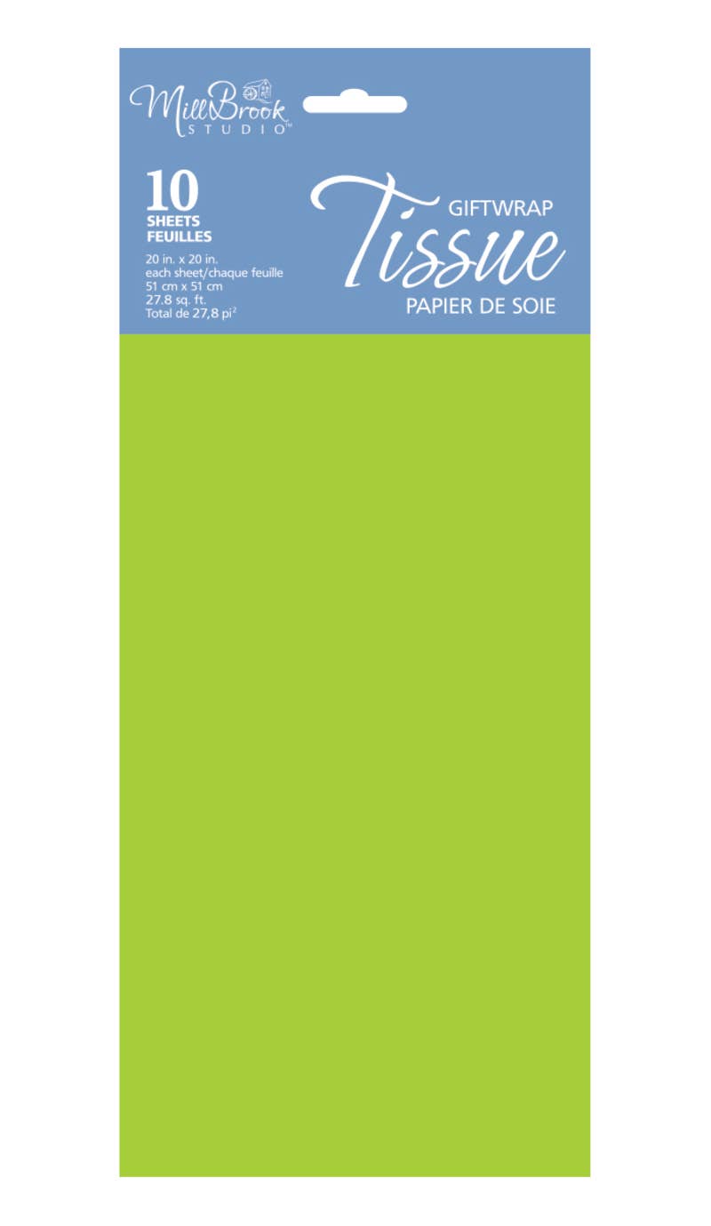 A-Line Greetings - Mill Brook Studio/10-Sheet Tissue/Citrus (12pcs) 93007