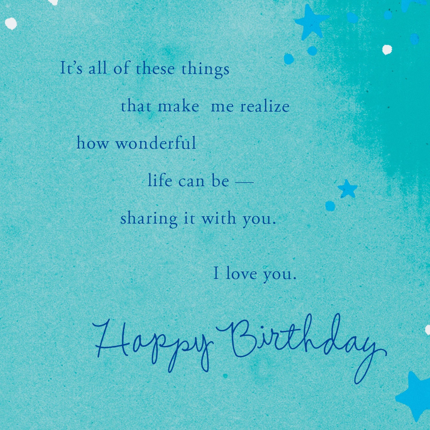 DICKENS INC. - Romantic Birthday Card for Spouse (Celestial Moon)