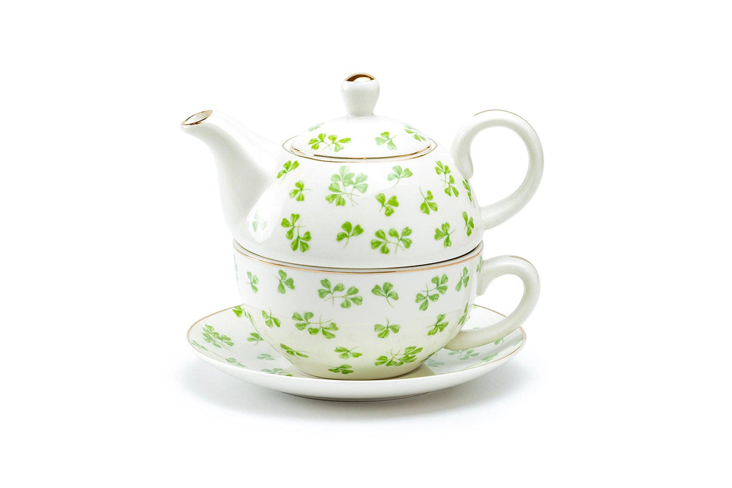 Grace Teaware - Shamrock Fine Porcelain Tea For One Set