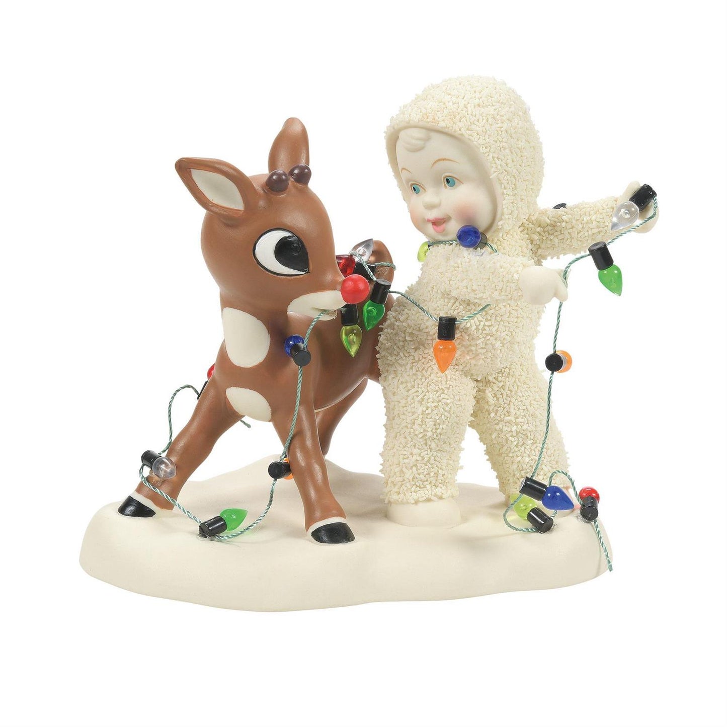 Snowbabies, “Light It Up Rudolph”, Rudolph The Red Nosed Reindeer