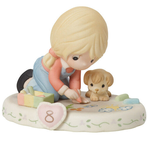 Growing In Grace, Age 8, Blonde Figurine