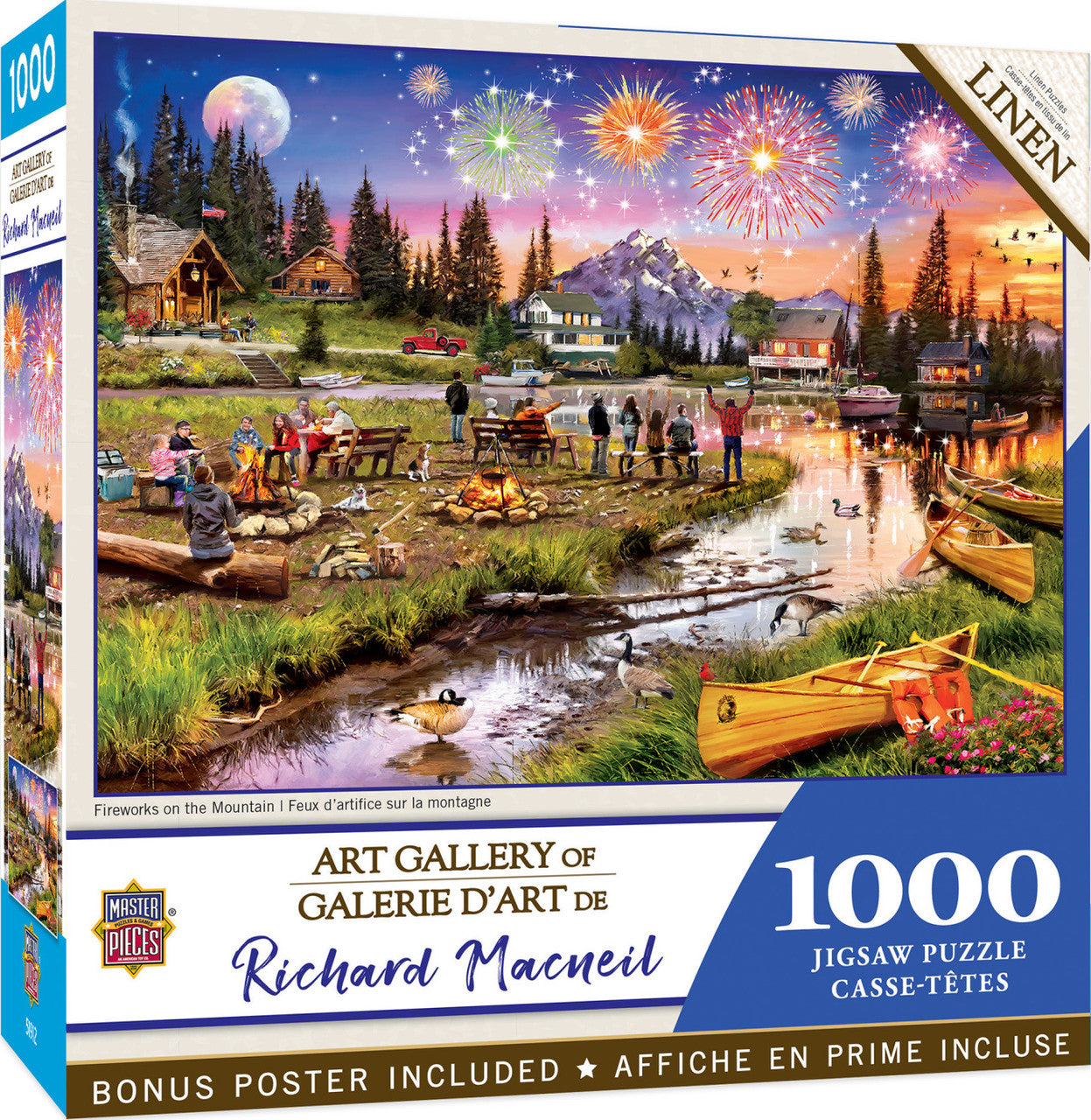 Fireworks On The Mountain 1000 Piece Masterpiece Puzzle