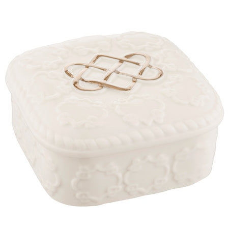 Belleek 4670 Love Knot Gift Box Silver
