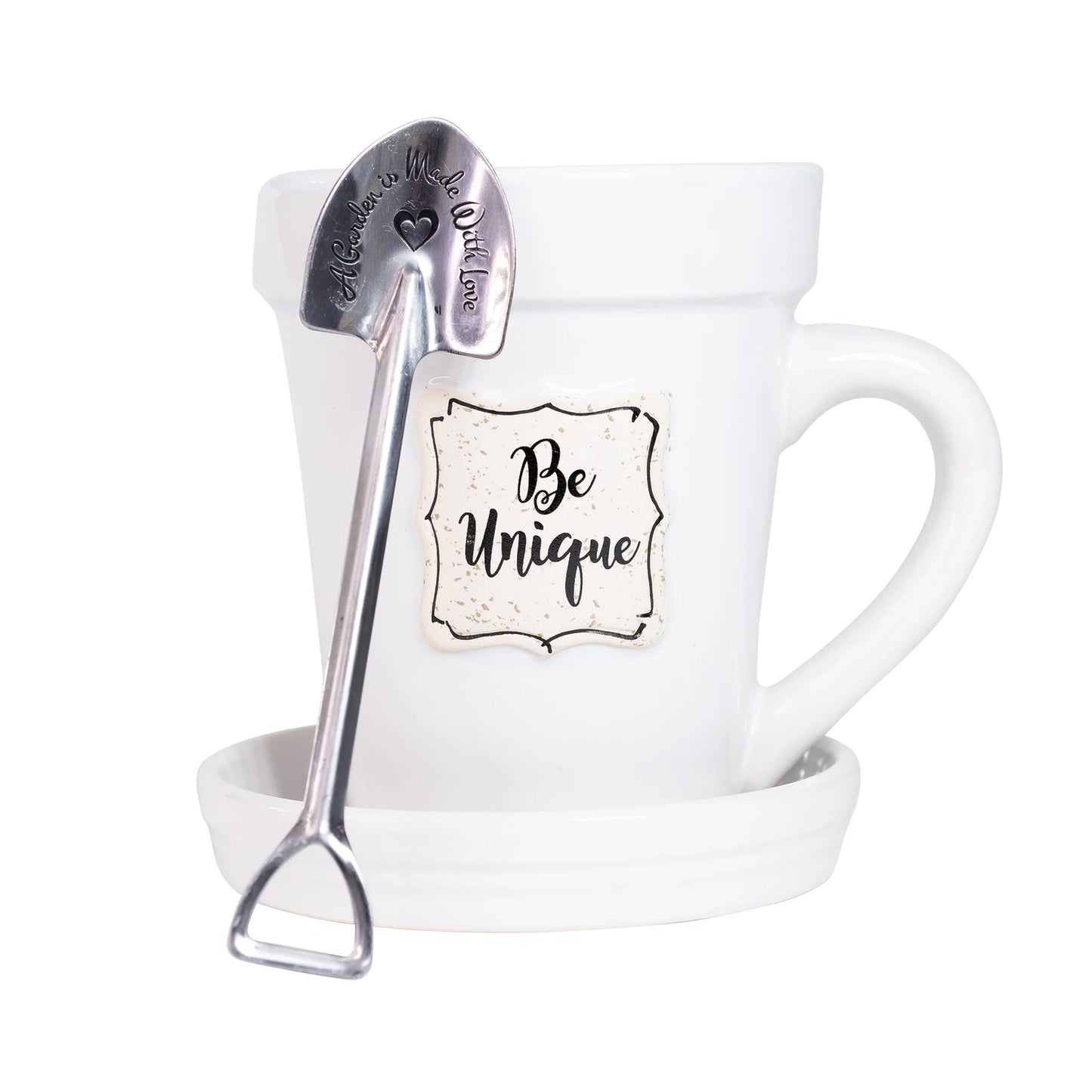 Flower Pot Mug “ Be Unique” 31035