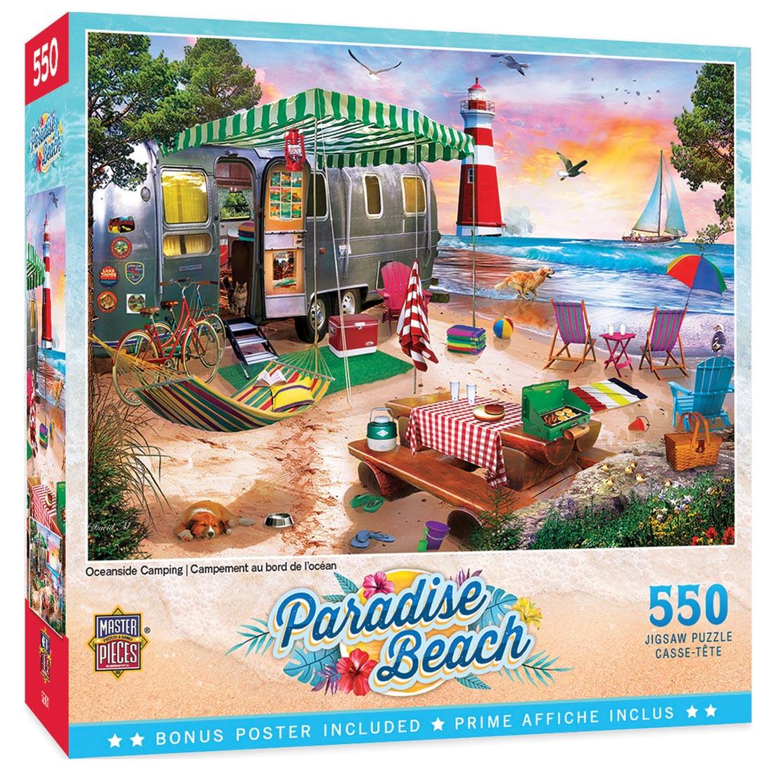 Oceanside Camping, Paradise Beach Series, by MasterPieces, Inc