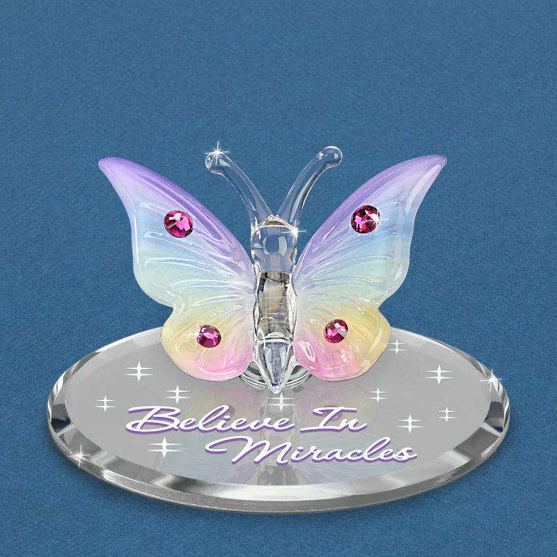 Glass Baron “Believe In Miracles Butterfly”