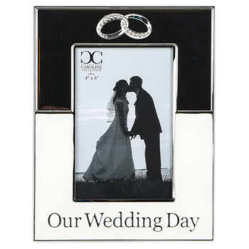 Caroline Collection 6”x4” Our Wedding Day Frame