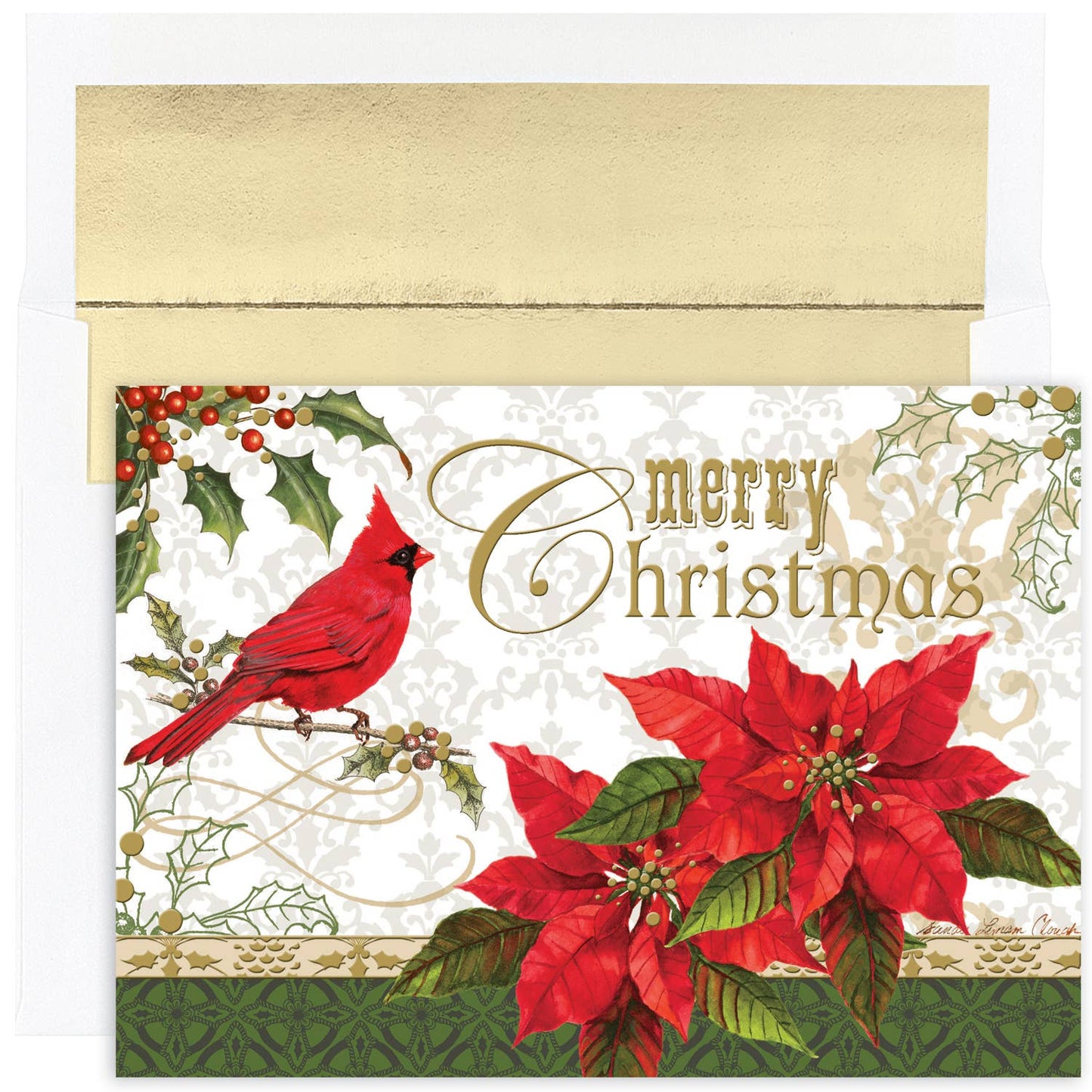 Masterpiece Studios - Merry Christmas Cardinal Boxed Holiday Cards