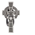 Claddagh Cross Visor Clip