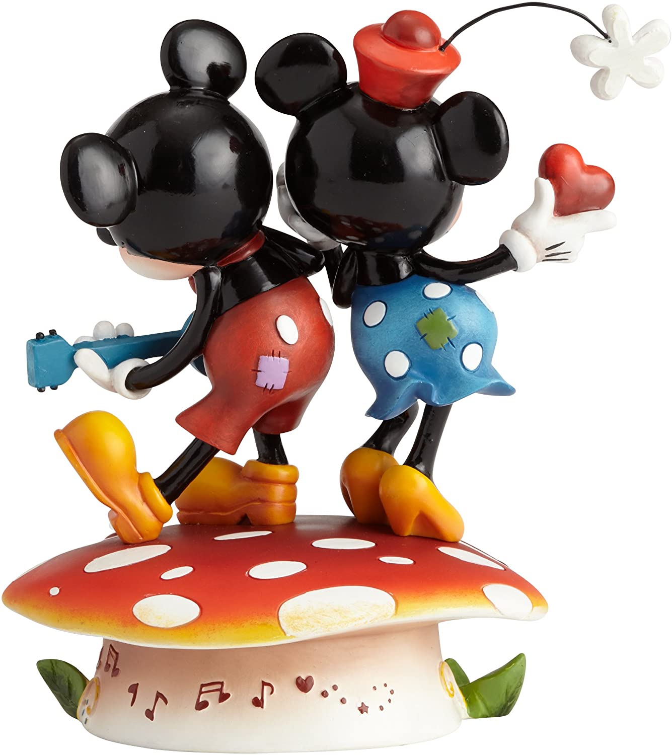 The World of Miss Mindy Mickey Mouse and Minnie Mouse Stone Resin Figurine